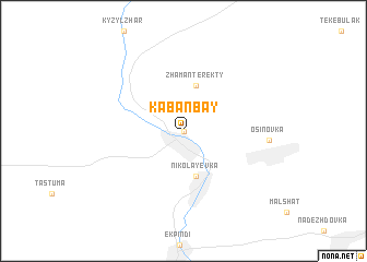 map of Kabanbay