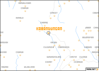 map of Kabandungan