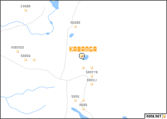 map of Kabanga