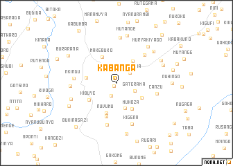 map of Kabanga