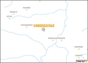 map of Kabangende