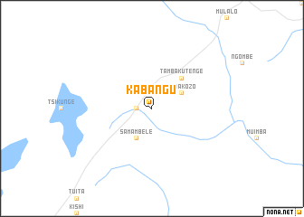 map of Kabangu