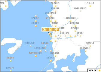 map of Kabangu