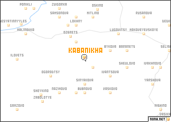 map of Kabanikha