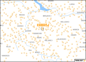 map of Kabanj
