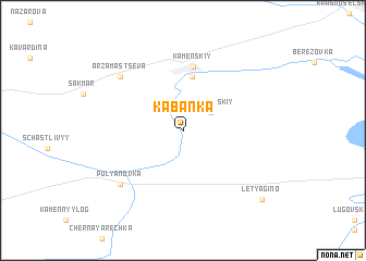 map of Kabanka