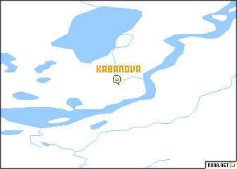 map of Kabanova