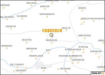 map of Kabanova