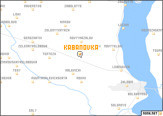 map of Kabanovka