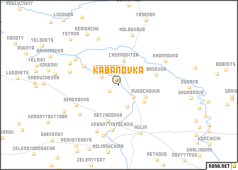 map of Kabanovka