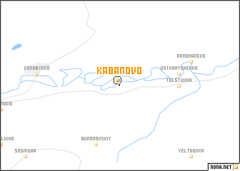 map of Kabanovo