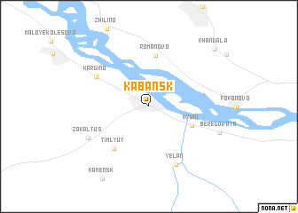 map of Kabansk