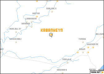 map of Kaban Weyn