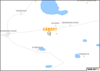 map of Kabany