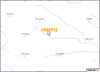 map of Kabanze