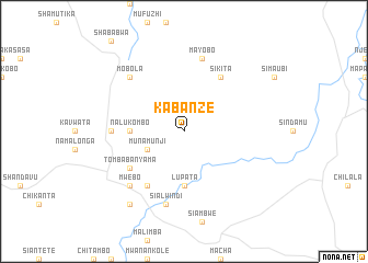 map of Kabanze