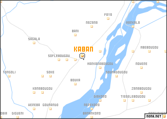 map of Kaban