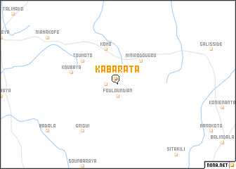 map of Kabarata