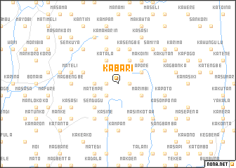 map of Kabari
