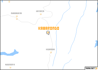 map of Kabarondo