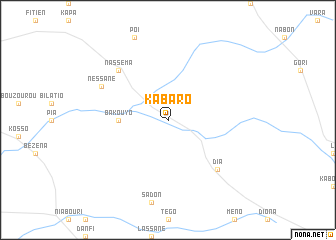 map of Kabaro
