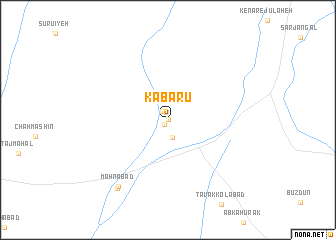 map of Kabārū