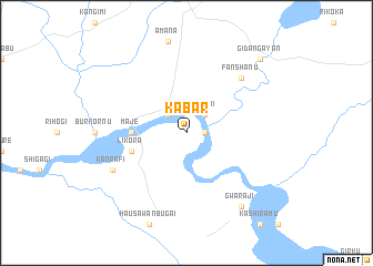 map of Kabar