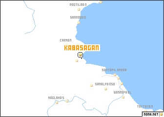 map of Kabasagan