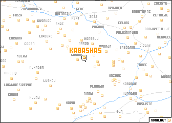 map of Kabaš Has