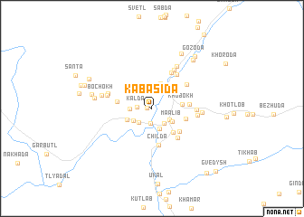 map of Kabasida