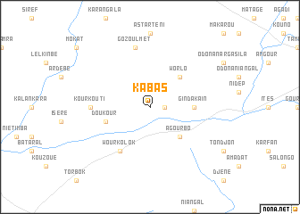 map of Kabas