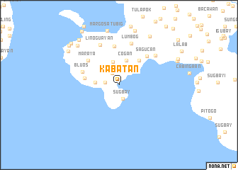 map of Kabatan