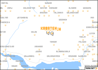 map of Kabateh