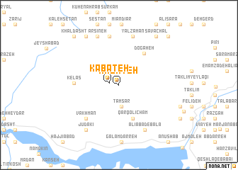 map of Kabateh