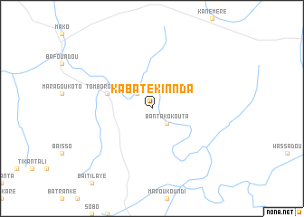 map of Kabatékinnda