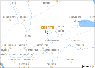 map of Kabaté