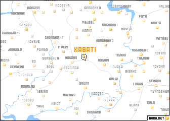 map of Kabati