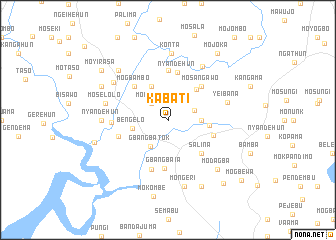 map of Kabati