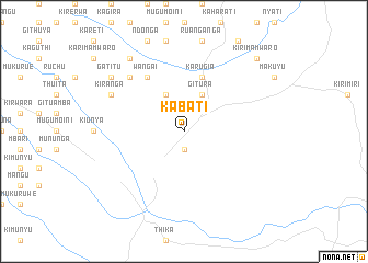 map of Kabati