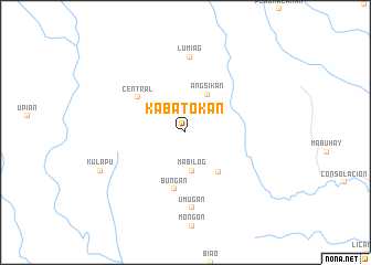map of Kabatokan