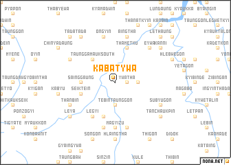 map of Kabatywa