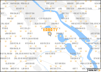 map of Kabaty