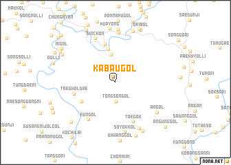 map of Kabau-gol