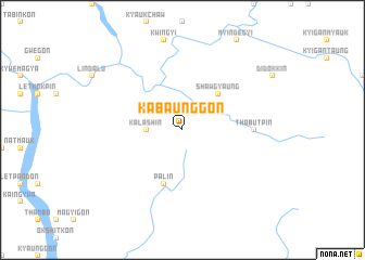 map of Kabaunggon