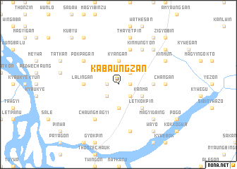 map of Kabaungzan