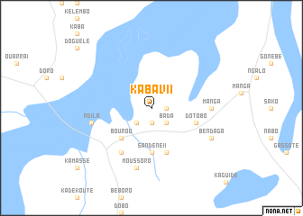 map of Kaba VII