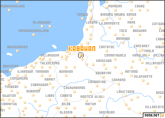 map of Kabawan