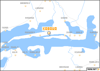 map of Kabawa