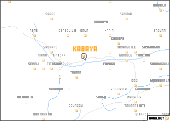 map of Kabaya