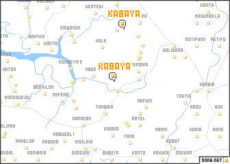 map of Kabaya